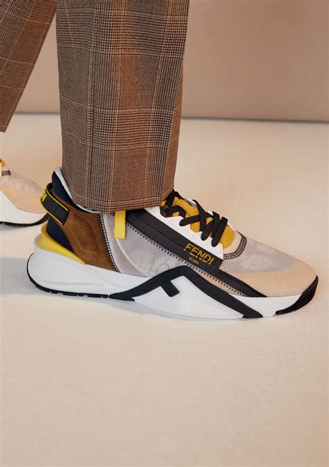 fendi flow green|fendi flow sneakers men's.